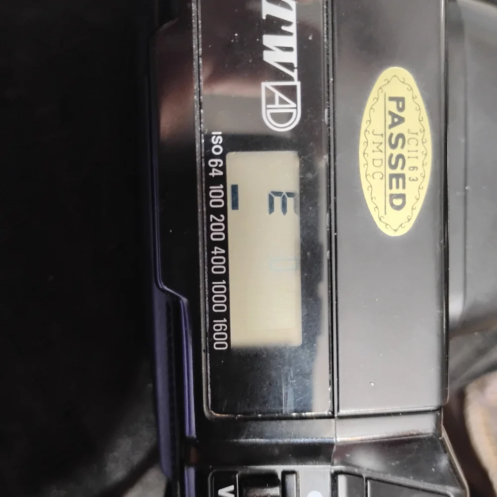 Nikon Black Camera with Gold Detail